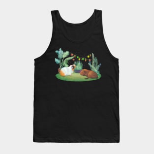 The digital painted guinea pigs Tank Top